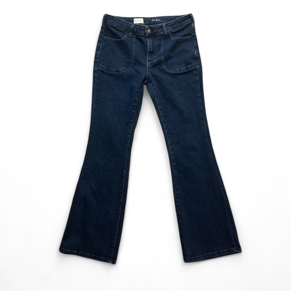 Anthropologie Pilcro Dark Wash Slim Bootcut Jeans Stretch Denim Size 29
